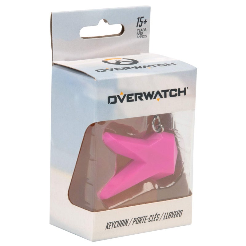 JINX Overwatch D.Va Charm 3D Bunny Key Chain, Pink, 1.75" Tall, Great for cosplay - Image 2